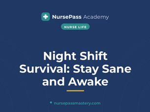 Night Shift Survival: How to Stay Sane (and Awake) Without Losing Yourself
