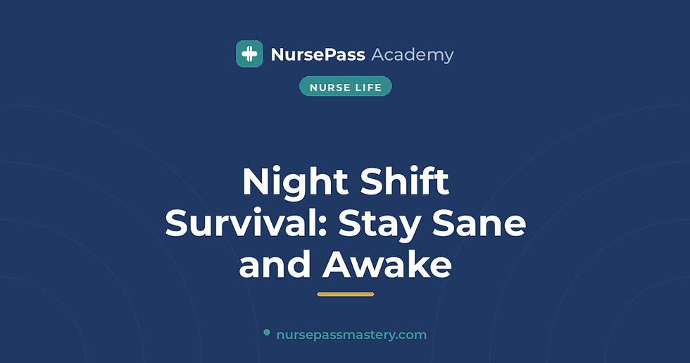 Night Shift Survival: How to Stay Sane (and Awake) Without Losing Yourself