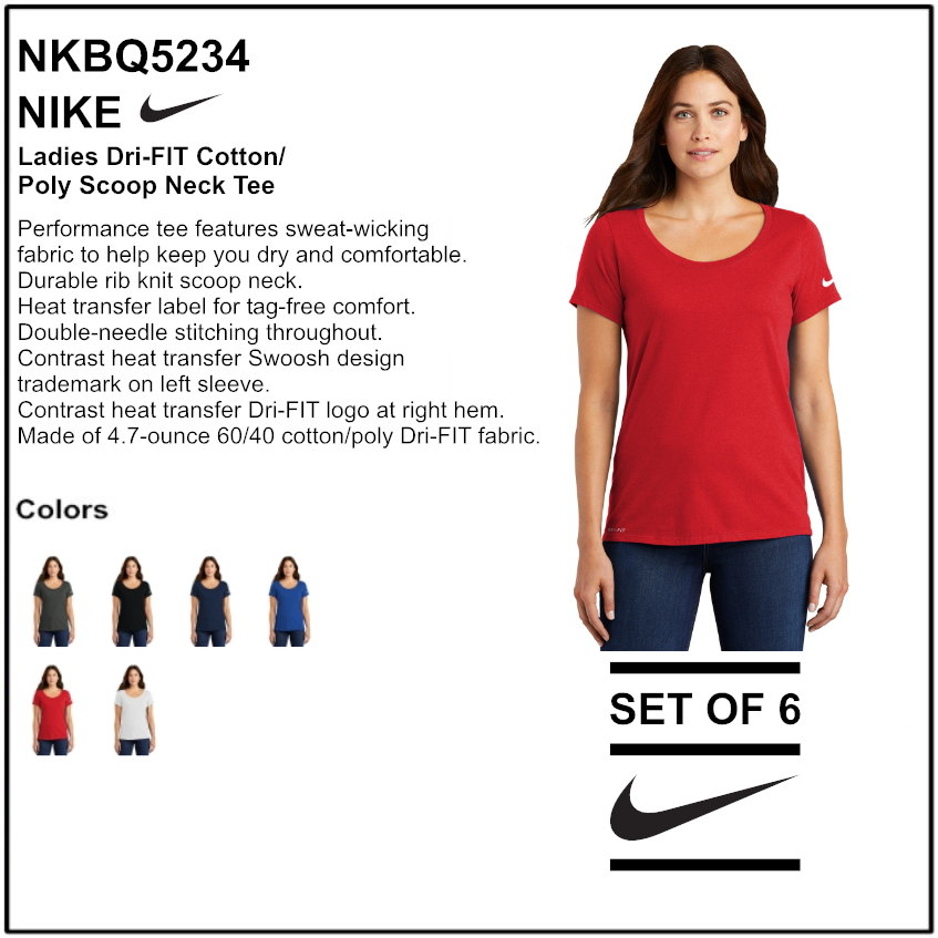 nike scoop neck tee