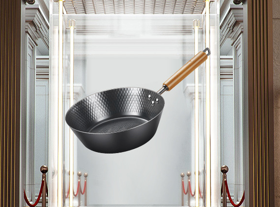 Thumbnail: 3-Piece Non-Stick Blue 3D Diamond Frying Pan Set