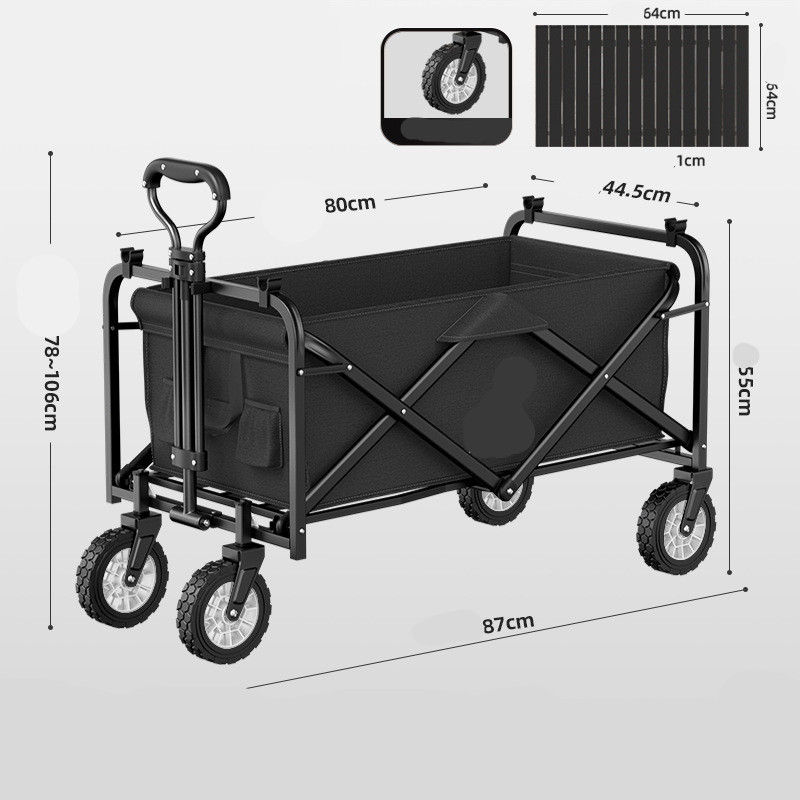 Thumbnail: Foldable Camping Cart - Heavy Duty Outdoor Wagon
