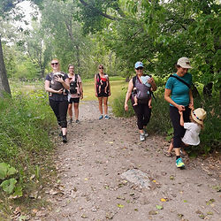 Group of Moms Walking with Babies and Children in Winnipeg