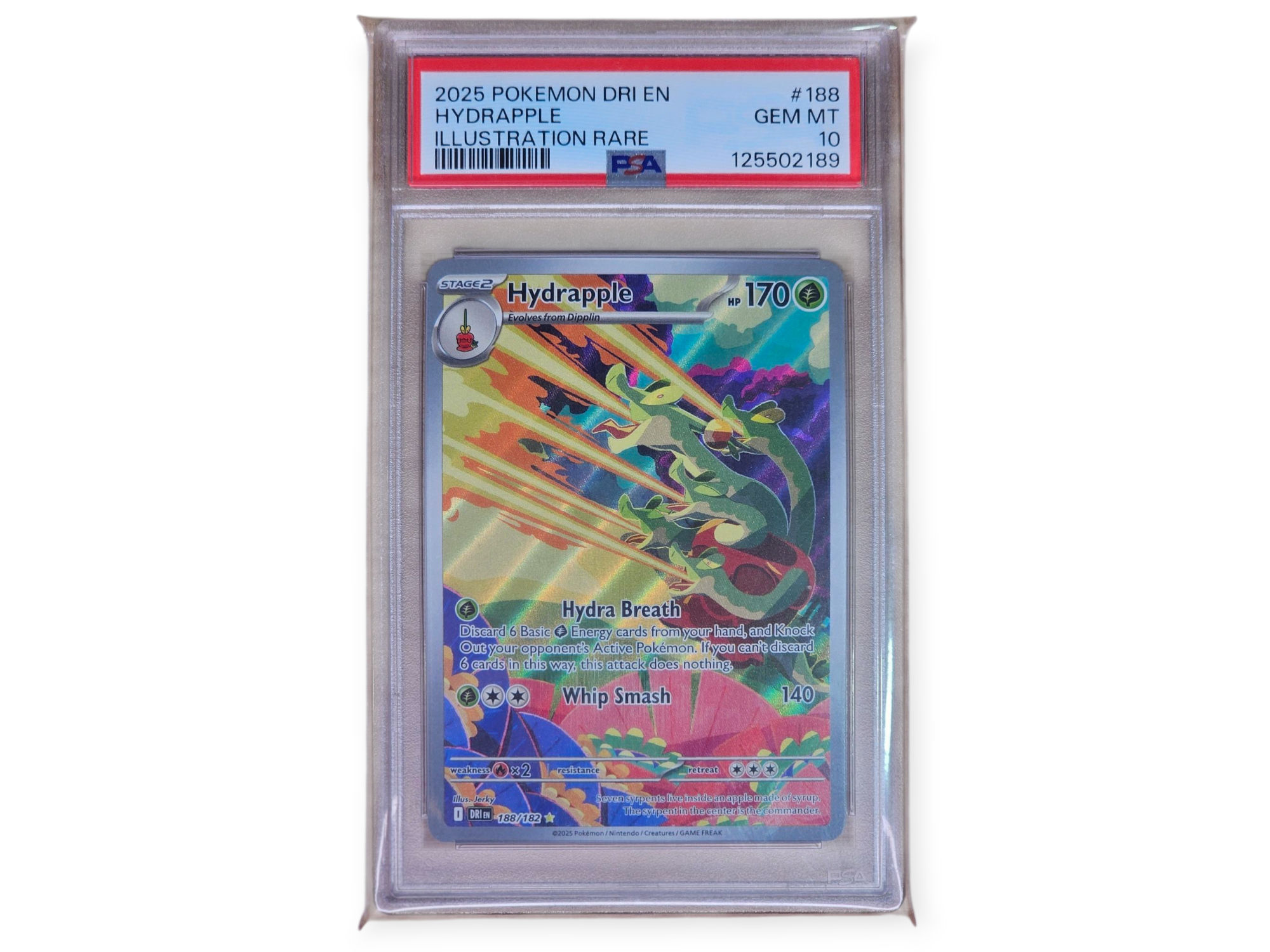 Pokémon TCG: Hydrapple 188/182 PSA 10 Illustration Rare