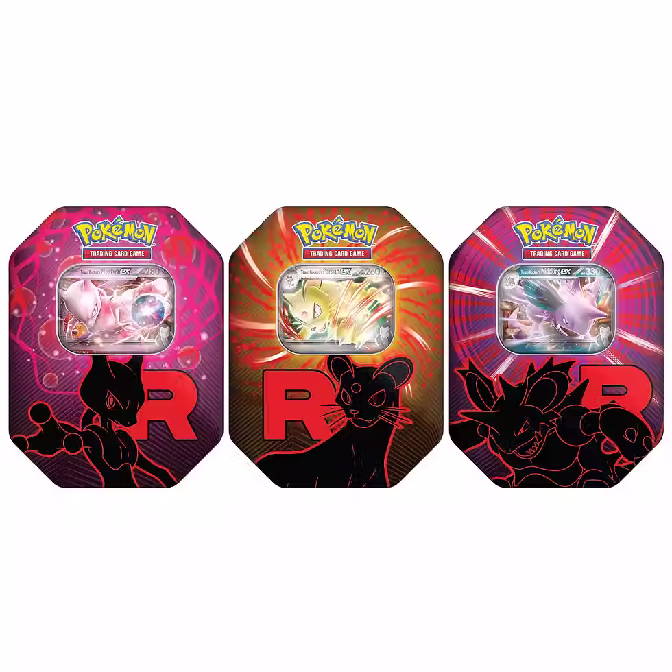 Pokémon TCG: Team Rocket Tin - Assorted