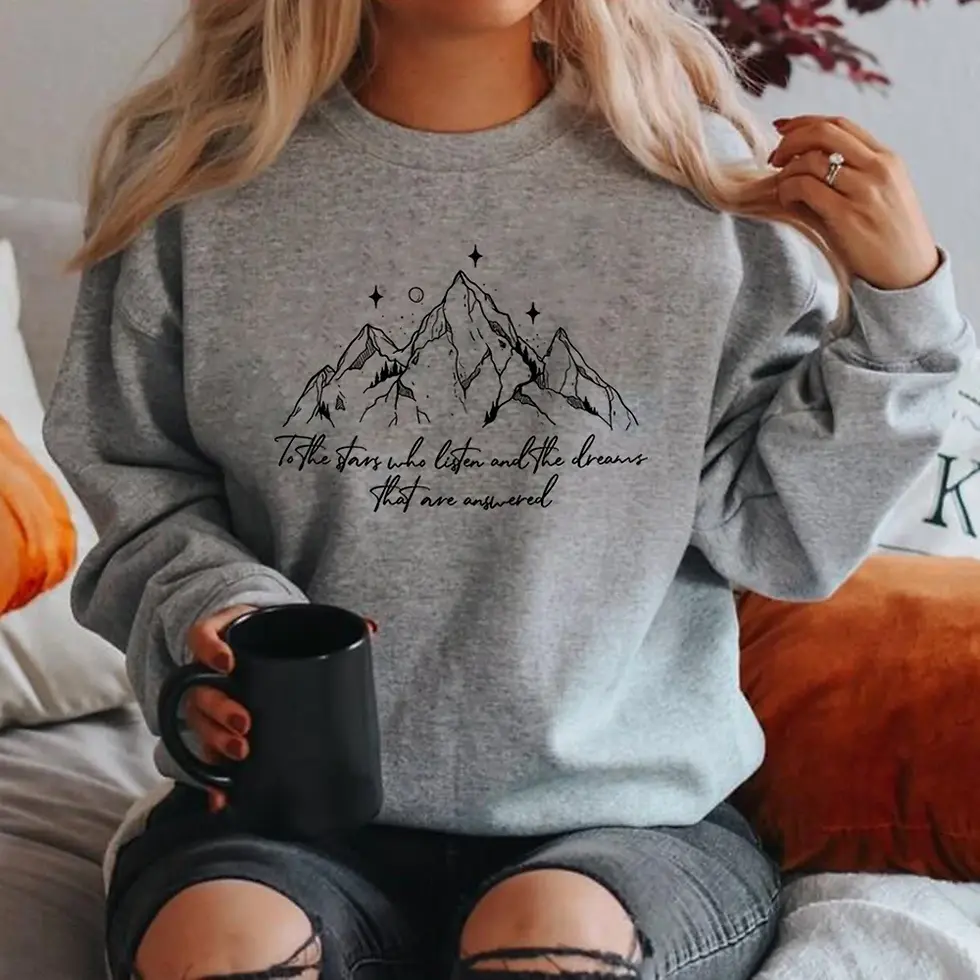 Thumbnail: Where Stars Listen – Night Court Mountain Pullover Sweatshirt