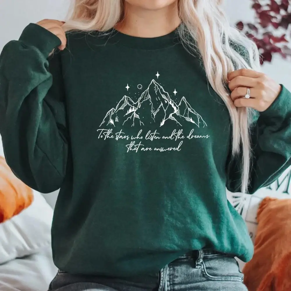 Where Stars Listen – Night Court Mountain Pullover Sweatshirt
