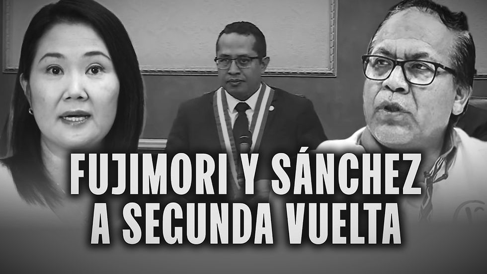 JNE proclama resultados de elecciones presidenciales: Fujimori y Sánchez a segunda vuelta