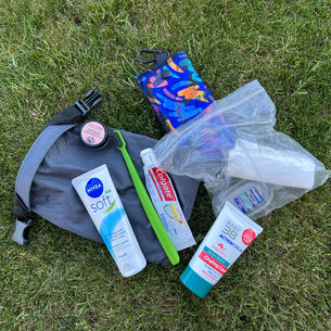 Hiking toiletries