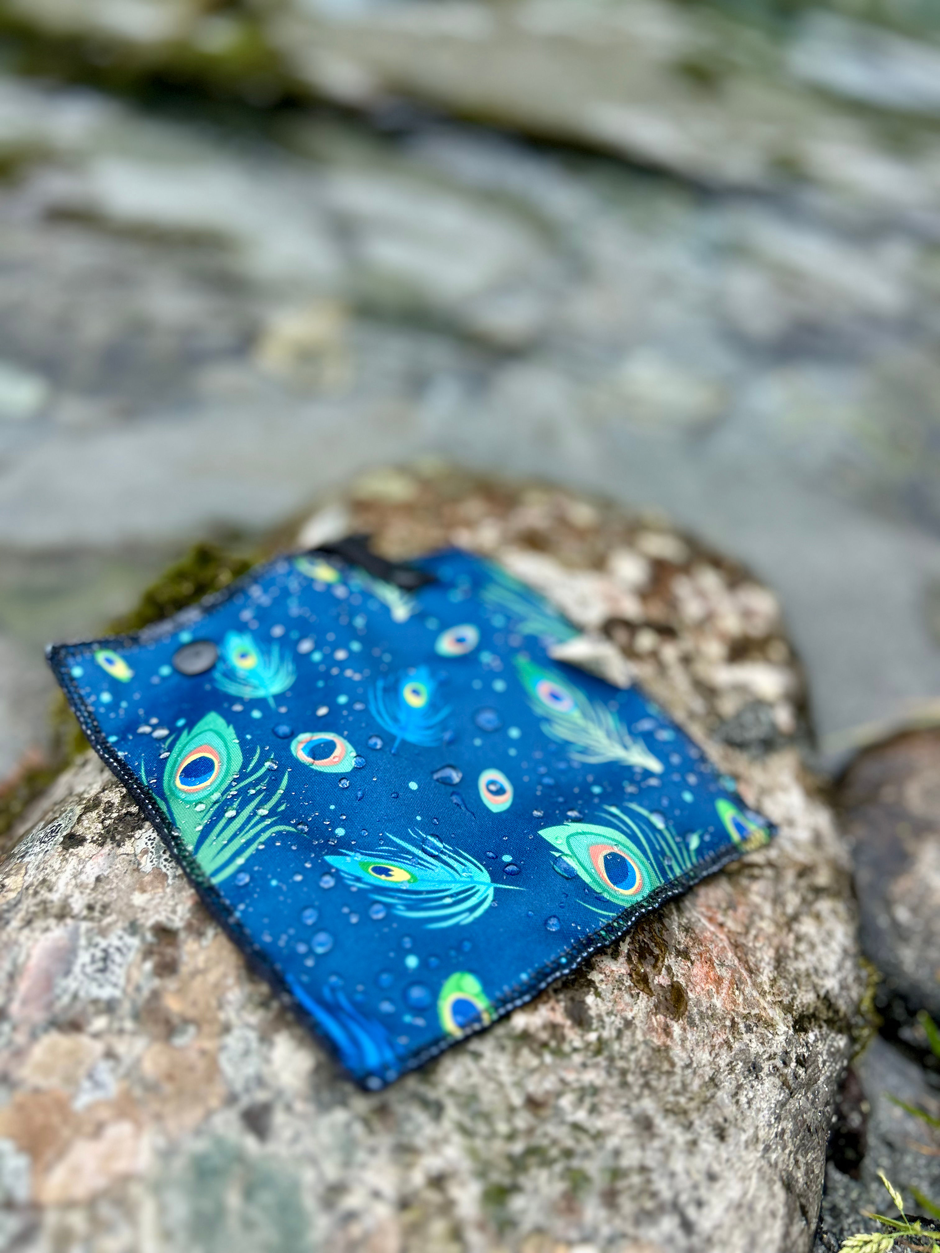 Trail Cloth - “Midnight Plumage” (medium)