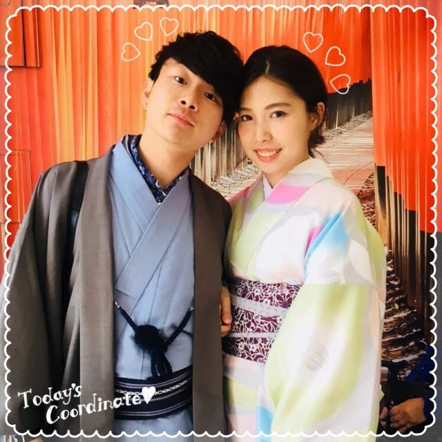 coordination kimono
