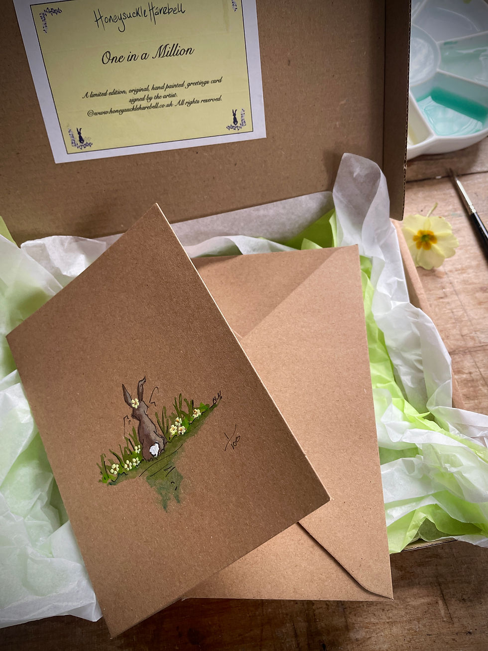 Thumbnail: 'One in a Million' Limited edition hand painted card