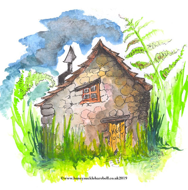 The Pigsty Fairy House featured in Fleabane a Fairy tale by Honeysuckle Harebell