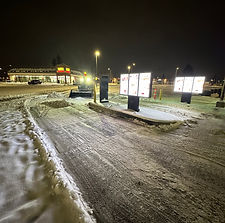 Tim Horton's snow removal