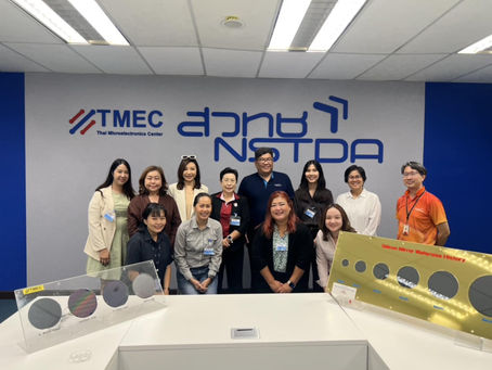 August 14, 2025, Thai Women Engineers Association (TWEA) visited and studied at the Thai Microelectronics Center (TMEC), Chachoengsao Province.
