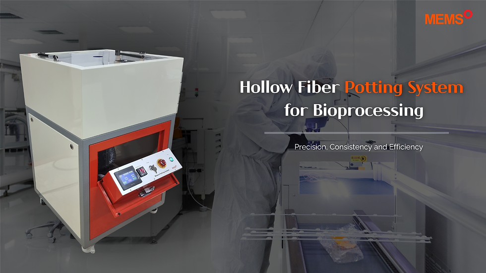 Hollow Fiber Potting System for Bioprocessing: Precision, Consistency and Efficiency