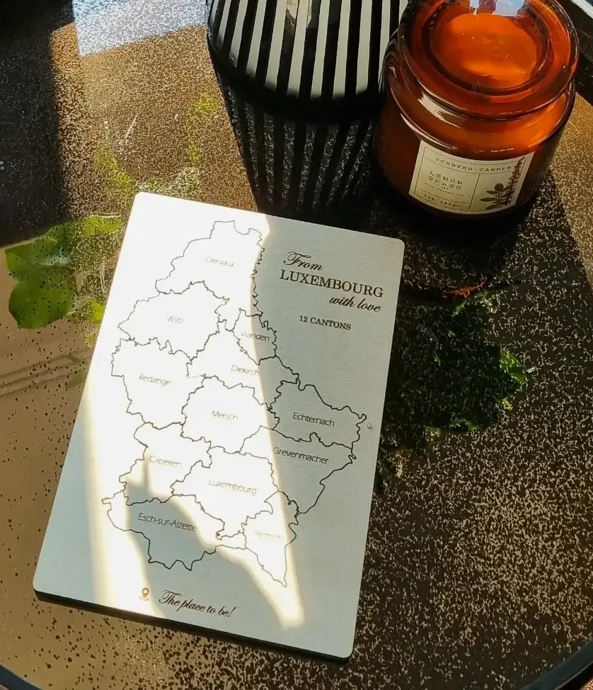 Thumbnail: Puzzle Map of Luxembourg "12 cantons"