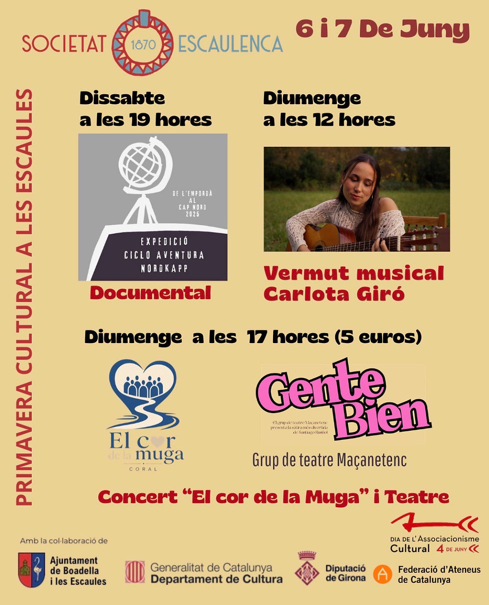 A Les Escaules celebrem la Primavera Cultural