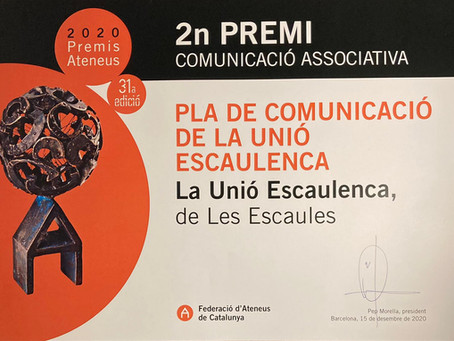 La "Societat" guanyadora en els premis "Ateneus"