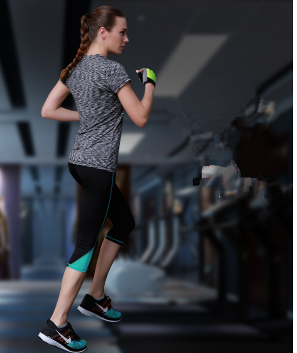 Thumbnail: Elastic QuickDry Fitness Tight Woman Jogging Run