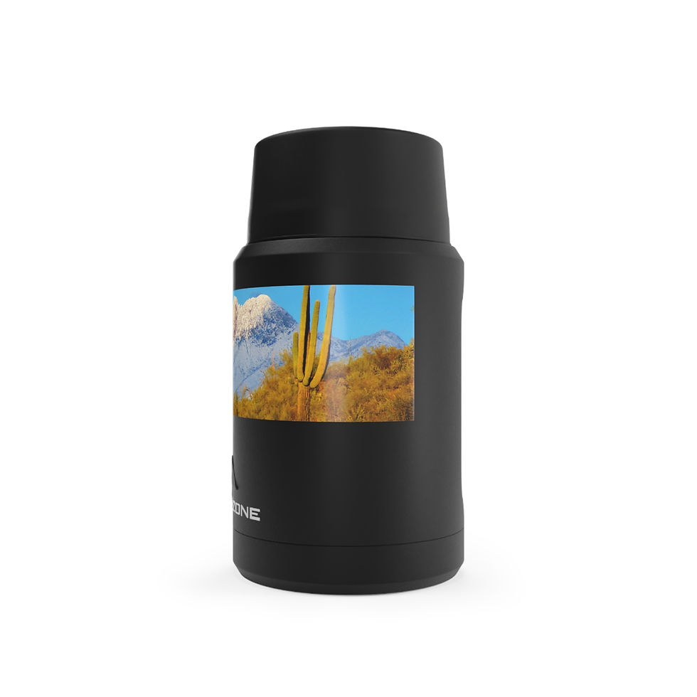 Thumbnail: Copper Insulated Stainless Steel Thermos Food Jar, Arizona Landscape Scene HU 22