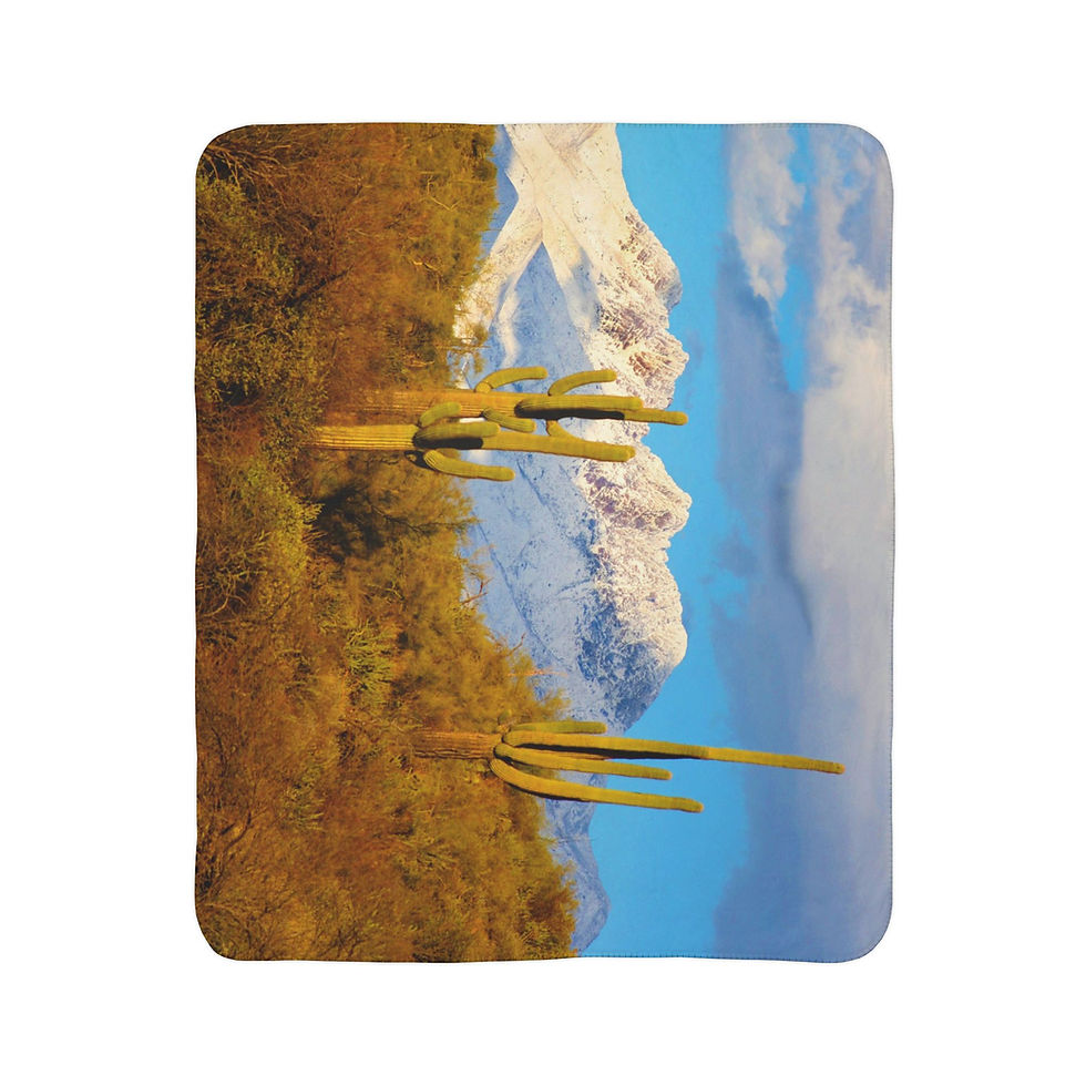 Thumbnail: Arizona Four Peaks Fleece Sherpa Blanket