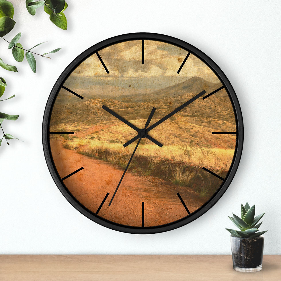 Thumbnail: Arizona Red Trail Wall Clock | Vintage Old Western Style Photography | 150 pgs