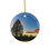 Thumbnail: 2024 AZ Ponderosa Twilight Ornament; Arizona Christmas Gift, Christmas Ornament, Glossy Ceramic Exclusive by ADVENTURE iDIAZ