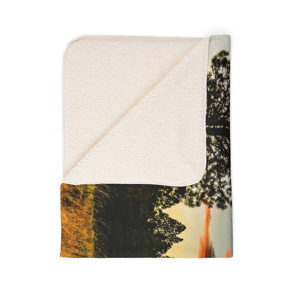Thumbnail: Arizona Ponderosas Fleece Sherpa Blanket
