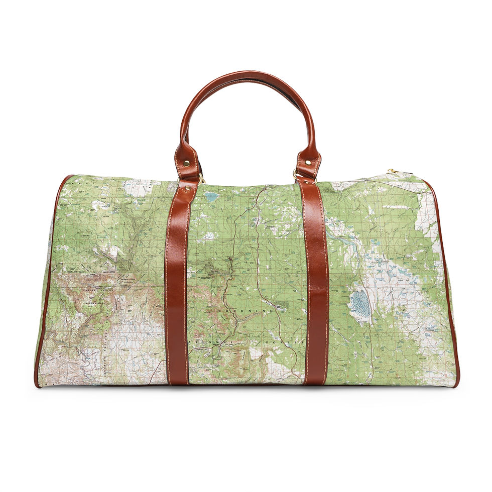 Arizona Hunt Unit 6A & 6B Map Travel Bag, Water Resistant TSA Carry-On Compliant