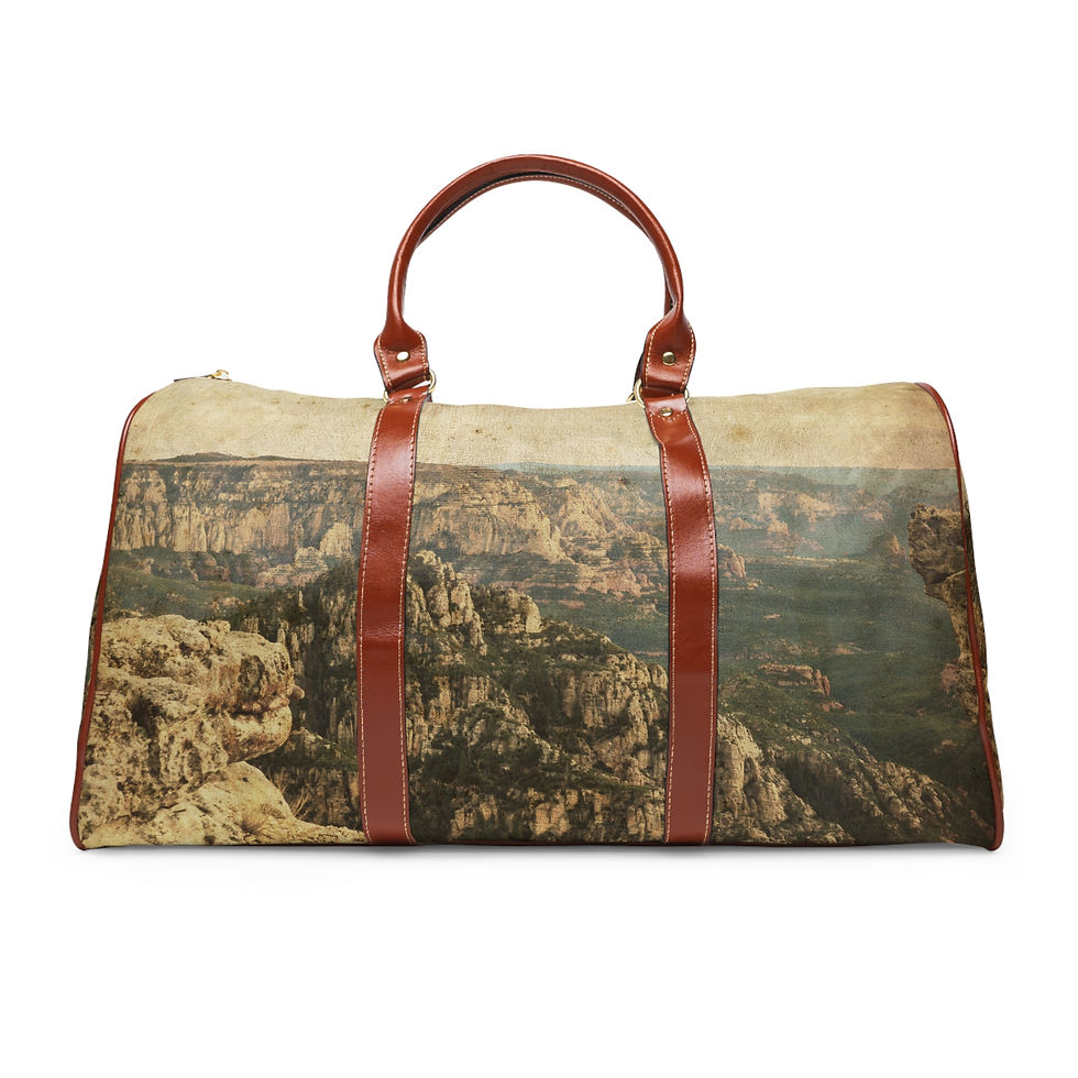 Thumbnail: AZ Mogollon Rim Travel Bag, Water Resistant, Shoulder Strap, TSA Carry-On Size