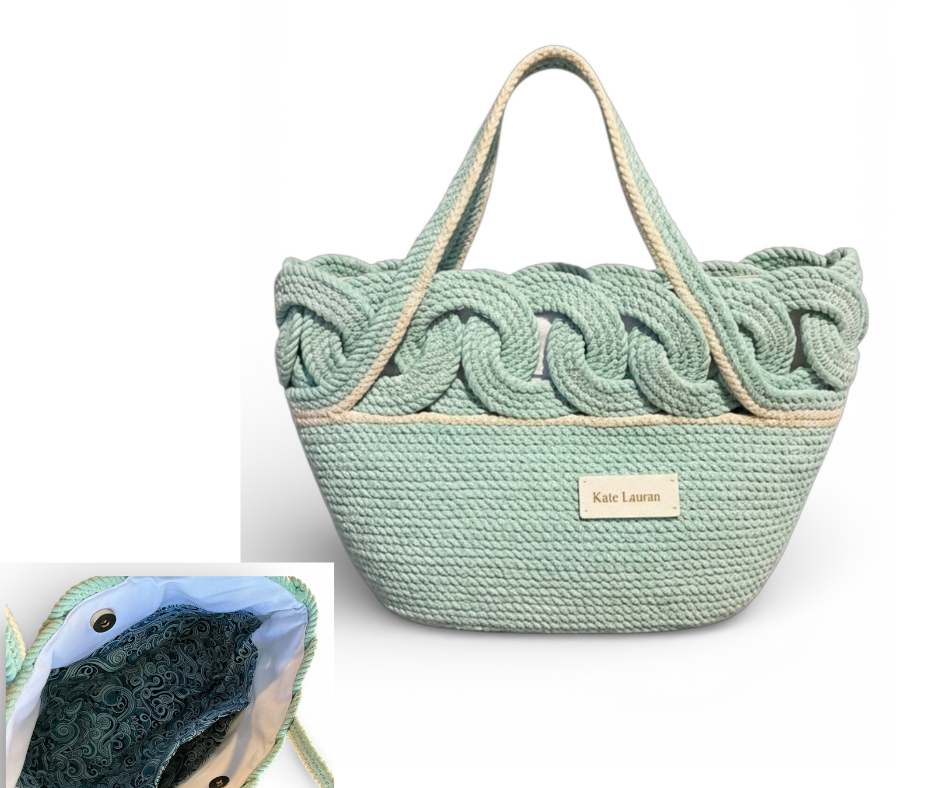 Thumbnail: Mint Scalloped Bag