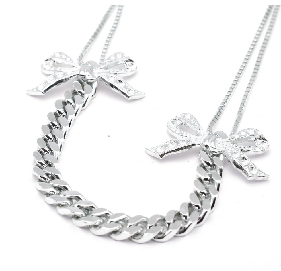 Thumbnail: 'The Ribbon' necklace by Iris Nieuwenburg for the Pool