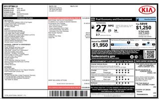 Kia Window Sticker Get A Free Monroney Label And Vin Decoder For Kia Kia Window Sticker Get A Free Monroney Label And Vin Decoder For Kia