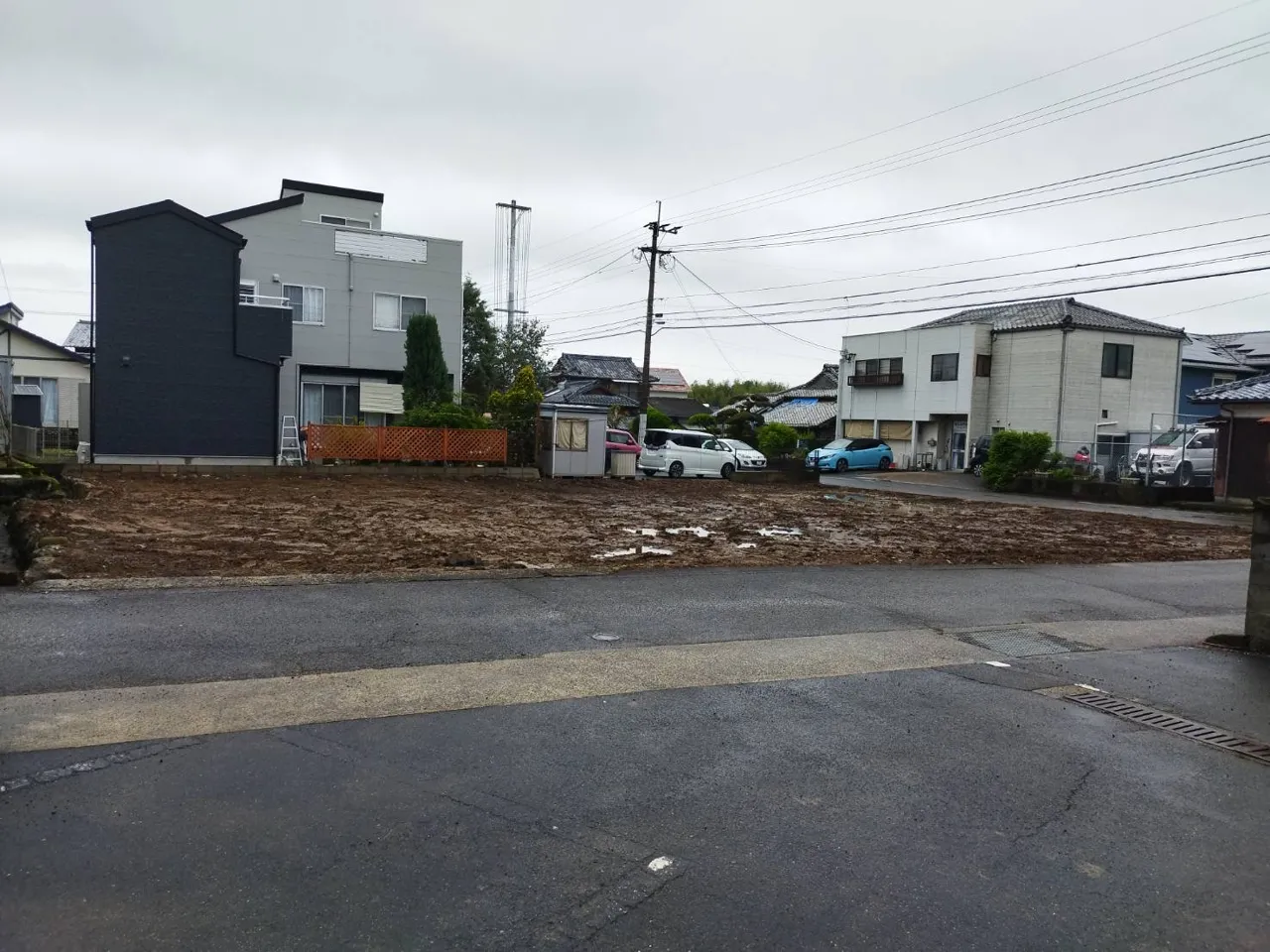 雲仙市吾妻町の木造2階建て(店舗兼住宅)の解体(整地後)