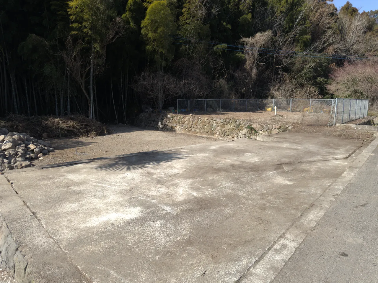 島原市の木造平屋の解体(整地後)