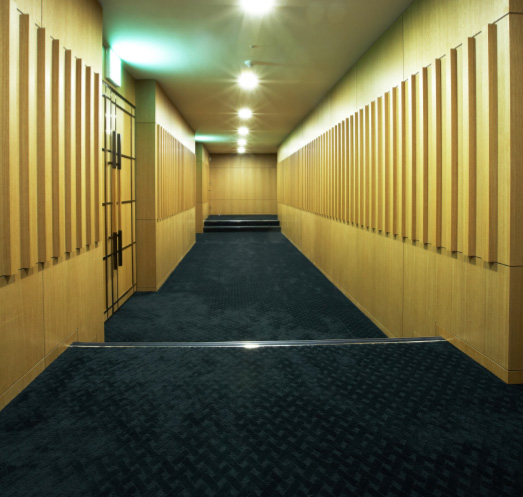 Corporate carpet installation