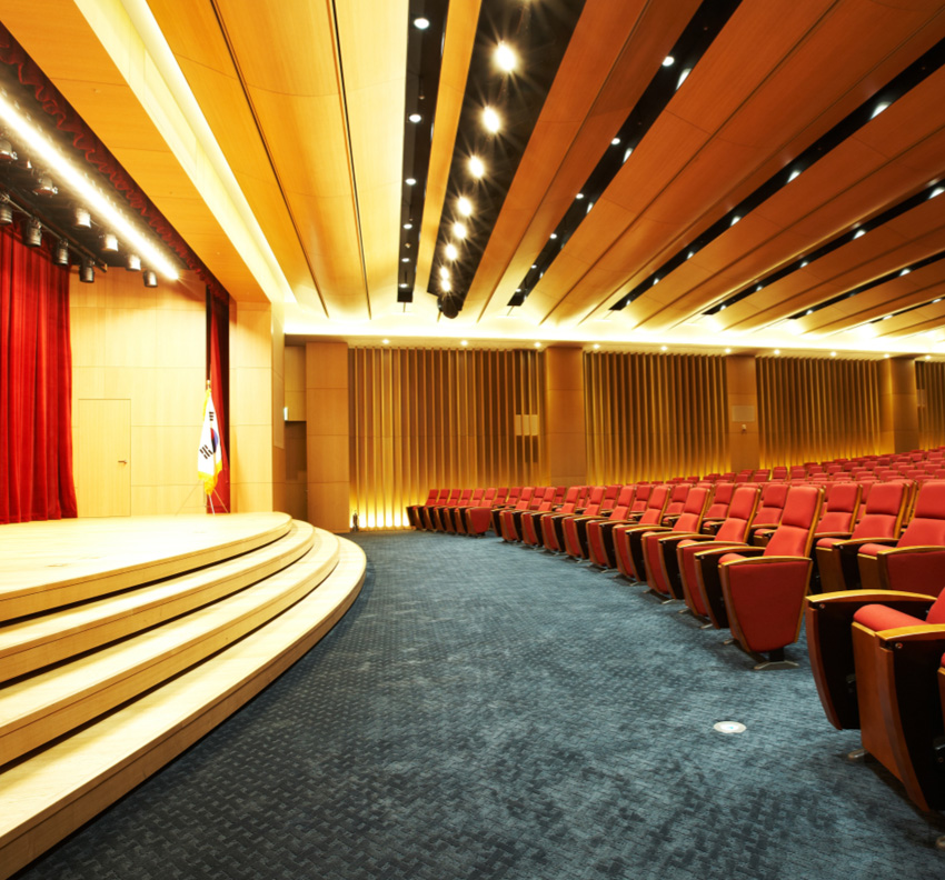 Corporate carpet installation