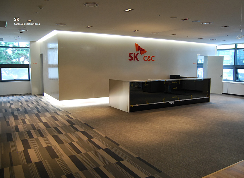 Corporate carpet installation