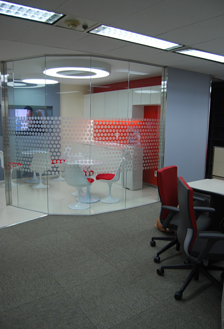 Corporate carpet installation