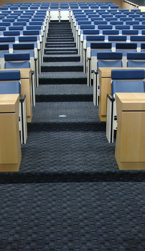 Corporate carpet installation