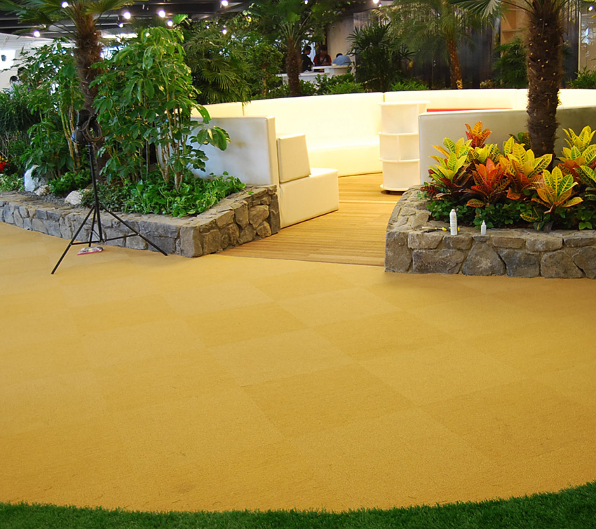 Corporate carpet installation