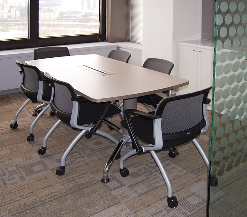 Corporate carpet installation