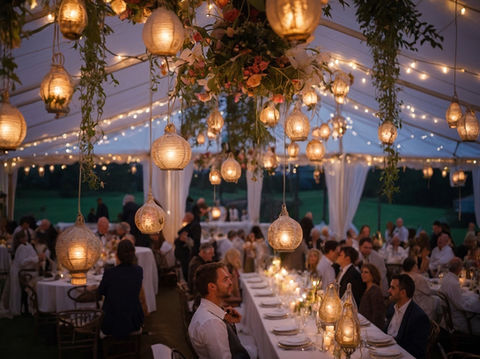 Garden Party Marquee in Highlands of Scotland