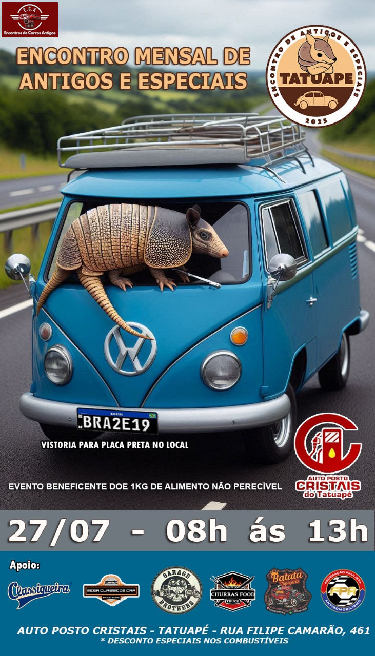 Encontro mensal de antigos e especiais Tatuapé - São Paulo, SP