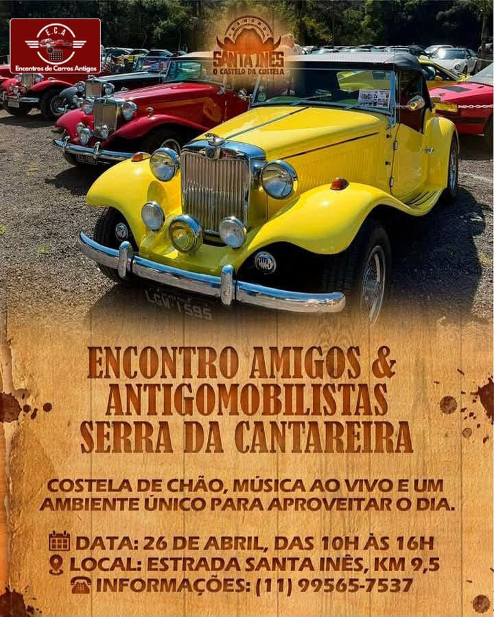 Encontro amigos & antigomobilistas - Caieiras, SP
