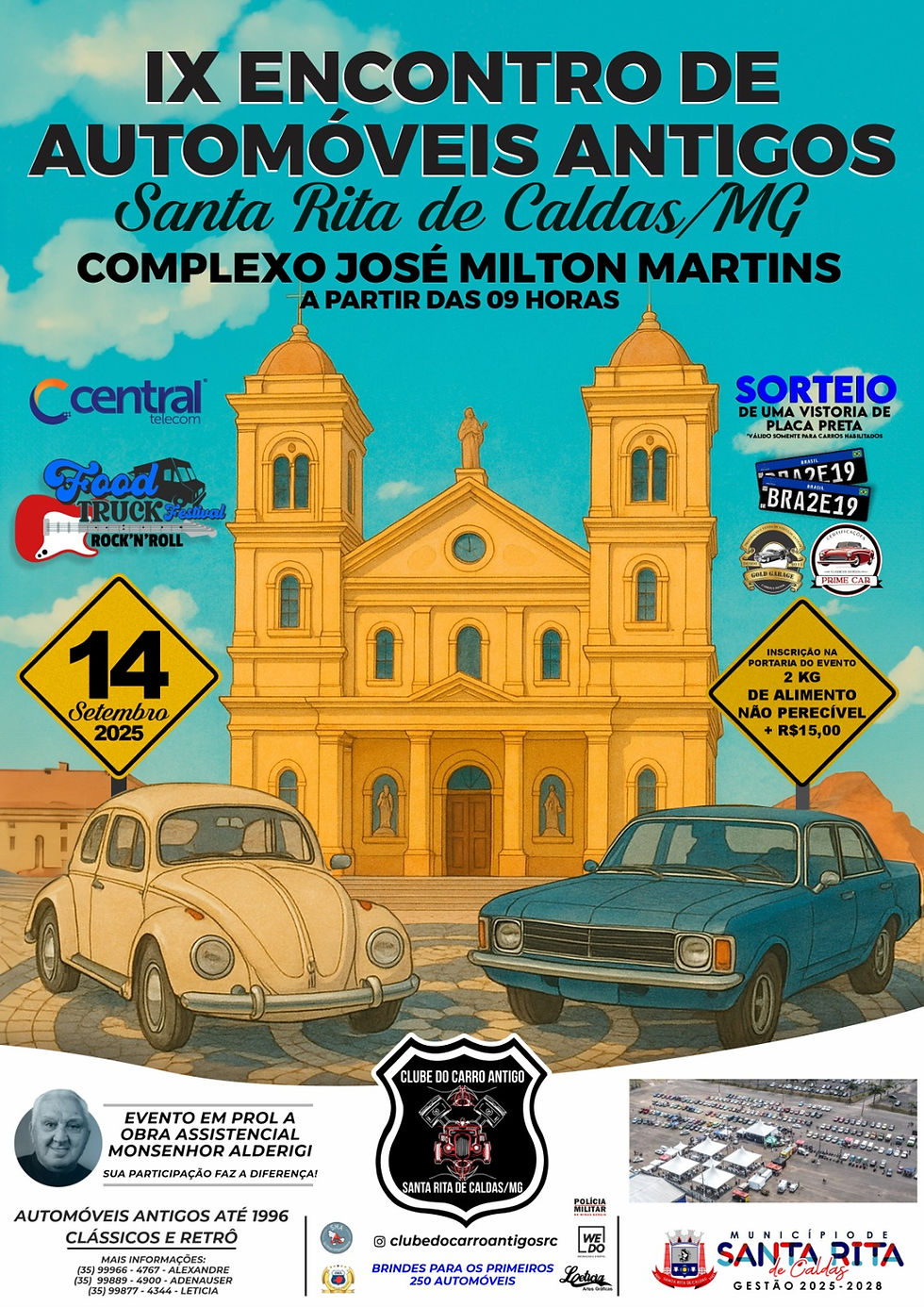 IX encontro de automóveis antigos - Salta Rita de Caldas, MG