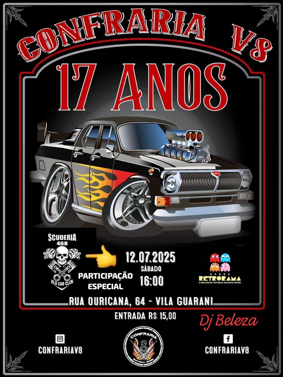 Confraria V8 17 anos - São Paulo, SP