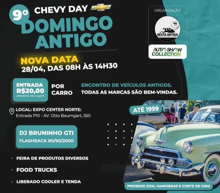 9º Chevy Day Domingo Antigo - São Paulo, SP