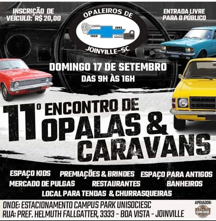 11º encontro de Opalas e Caravans