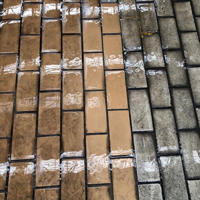Hidrojateamento com água quente